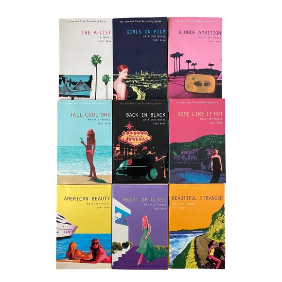 The A-List Novel Book by Zoey Dean Series bundle of 9 books - Picture 1 of 2
